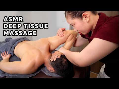 ASMR 🔥 She Did Incredible! DEEP TISSUE massage for Stress Relief