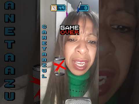 ASMR GAME OVER CANETA AZUL #short #shorts
