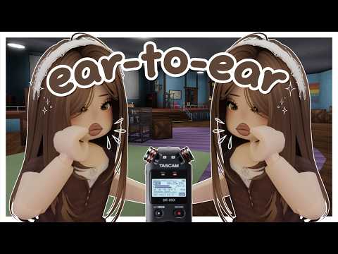 (roblox asmr 🌙) EAR-TO-EAR mouth sounds (ft. hand sounds!)