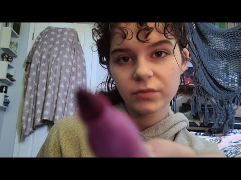 lofi asmr drawing on your face (soft spoken, camera touching) 