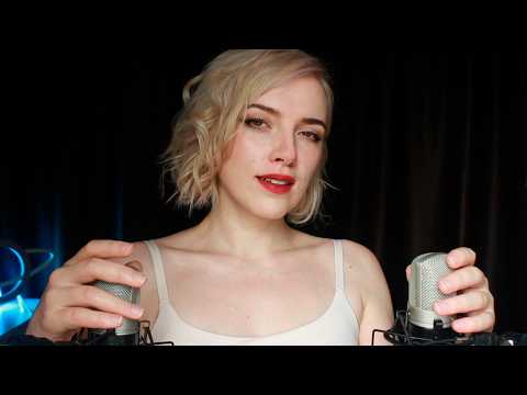 Russian Blonde Tries ASMR for the FIRST TIME (But I Have Leather Gloves...)