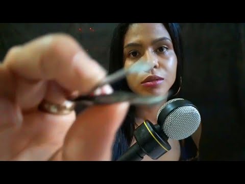 TIRANDO SUA SOBRANCELHA ASMR