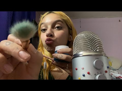 ASMR TE MAQUILLO FAST AND SLOW| MÁS SPIT PAITING| SOFIWI