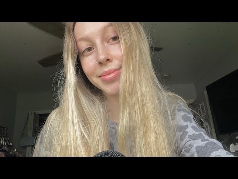 ASMR | Random triggers with rambling (hand sounds, mouth sounds, tapping + scratching)✨💛