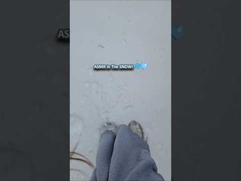 ASMR In The Snow ❄️🩵 ─♡─ #asmr
