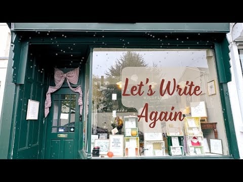 Dreamy ASMR Cotswolds Stationery Shop: Cosy, Calm, Letter Writing