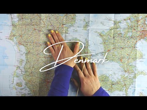 Soft Spoken Tracing of a Map of Denmark - ASMR, Austrian Accent