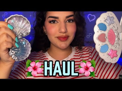 ASMR HAUL DEL MAQUILLAJE MÁS BONITO😍🐚 Flower Knows