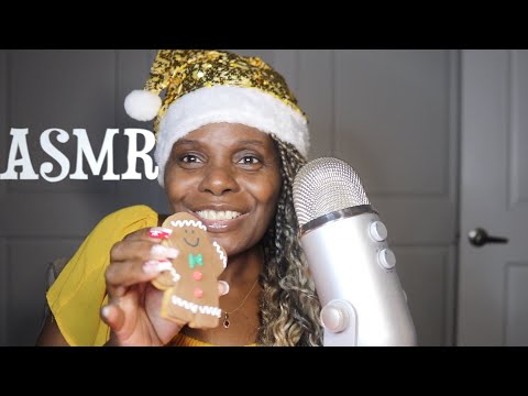 GINGER BREAD BOY SUGAR COOKIE ASMR EATING SOUNDS