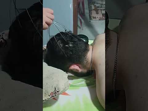 TURKISH MASSAGE THAT RELAXES THE HEAD AND BACK #massage #satisfying #relaxing #asmr #shorts