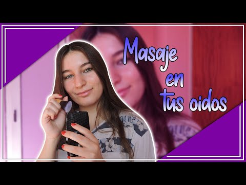 ASMR EN ESPAÑOL/MASAJE EN TUS OIDOS-SÚPER RELAJANTE