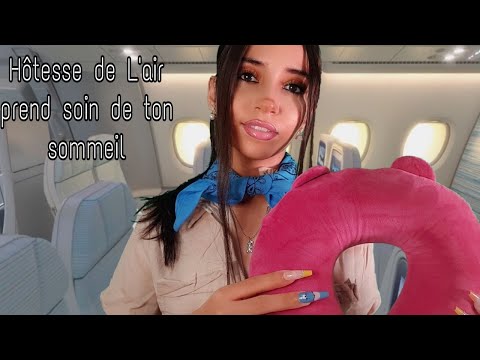 ASMR : LUXURY FLIGHT ATTENDANT (PERSONAL ATTENTION , FIRST CLASS)