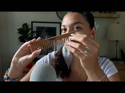 ASMR tingly textured scratching 🩵