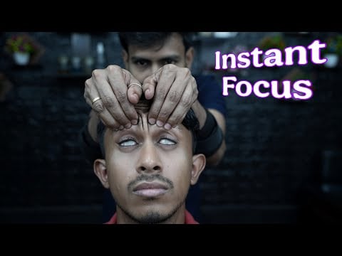 Mind Boost: Forehead Tapping ASMR Massage for Instant Focus & Relaxation | Head & Neck Massage ASMR