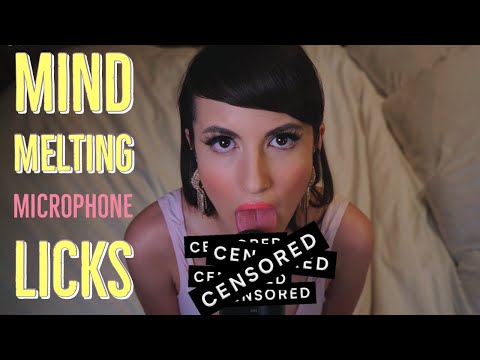 ASMR MIND MELTING MICROPHONE LICKING Part 1
