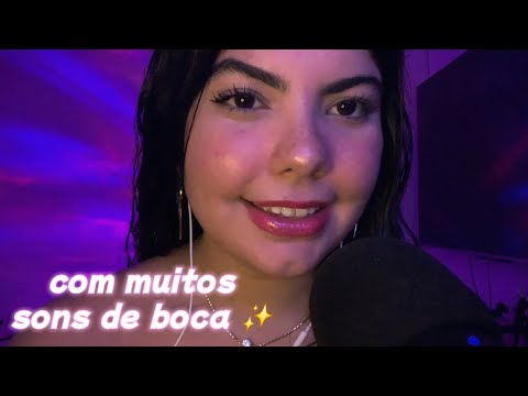 ASMR SUSSURRANDO NOMES DOS INSCRITOS 💜✨ parte 1