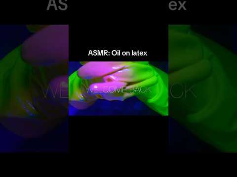 Oil on latex #asmr