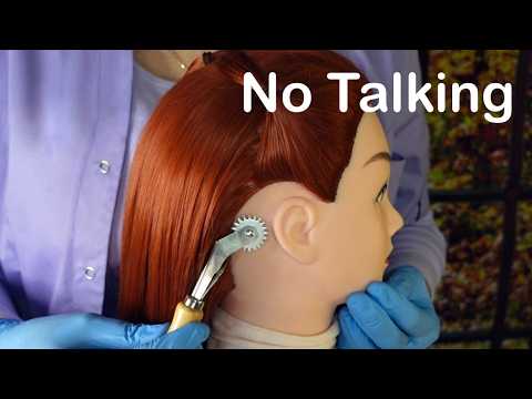 ASMR 1 HOUR ~ Gentle Behind Ear Exam~ Sleep, Study, Focus ~ NO TALKING Just Sounds