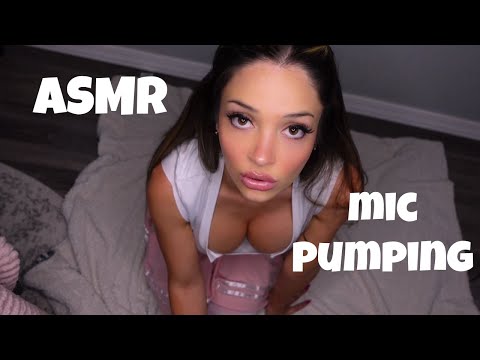 ASMR | Fast & Aggressive Mic Pumping on My Knees for You