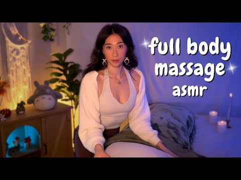 ASMR Full Body Massage for YOU 💆‍♂️✨ | Soft Spoken Personal Attention for DEEP Relaxation & Sleep