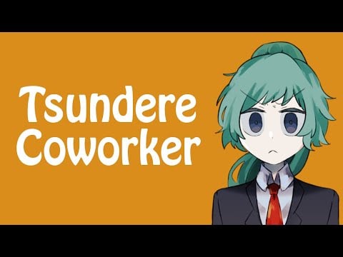 Bothering Your Tsundere Coworker (ASMR Roleplay) [F4F]
