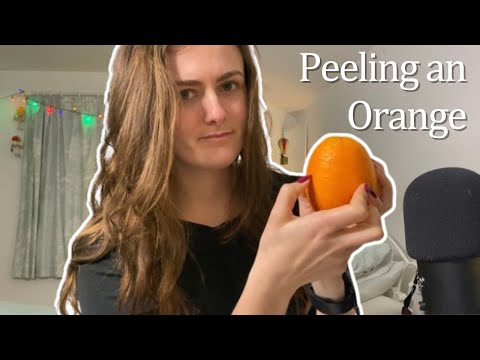 ASMR Peeling an Orange