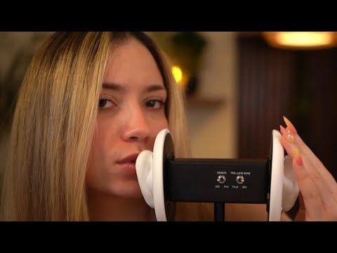 ASMR |  Kisses and Mouth sounds 3dio Microphone 👄💋