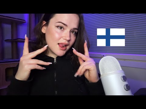 ASMR in Finnish! (whispered ramble, nail sounds)