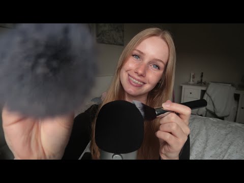 ASMR VERY RELAXING BRUSHING SOUNDS❗️ & WHISPERS FOR SLEEP ✨ (Deutsch/German) |RelaxASMR