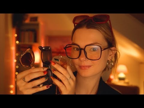 ASMR Glasses Collection Show & Tell 👓✨ (Soft Whispers & Tapping)