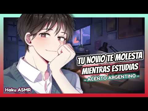 ASMR Roleplay - Tu novio te molesta mientras estudias  - Haku ASMR