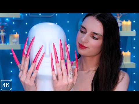 ASMR INSANE 🔥 SUPER XXL Nails 😲 Mic Scratching & Tapping on BINAURAL Head Mic FOR SLEEP 😴 No Talking