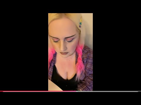 Hot pink hair