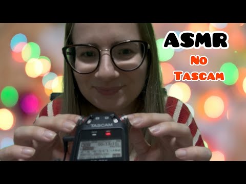 ASMR TAPPING NO TASCAM E MOUTH SOUNDS NA SENSIBILIDADE MÁXIMA #asmr #mouthsounds