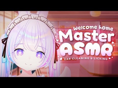 Maid Comforts & Helps You Sleep 【ASMR SR3D】【Ear Cleaning & Licking】
