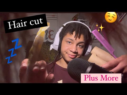 ASMR - Hair Styling & Reading