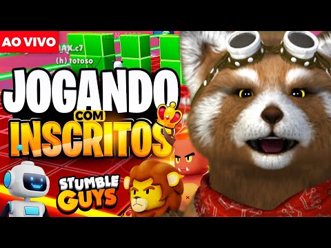 🔴 STUMBLE GUYS AO VIVO 🔥 JOGANDO COM INSCRITOS! 🔥 BLOCK DASH AO VIVO #stumbleguys #blockdash