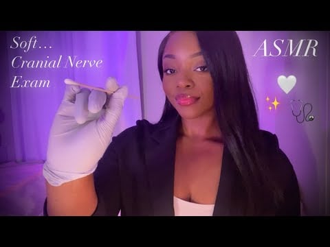 ASMR | Soft & Gentle Cranial Nerve Exam 🤍🩺 1Hour Personal Attention 💕✨