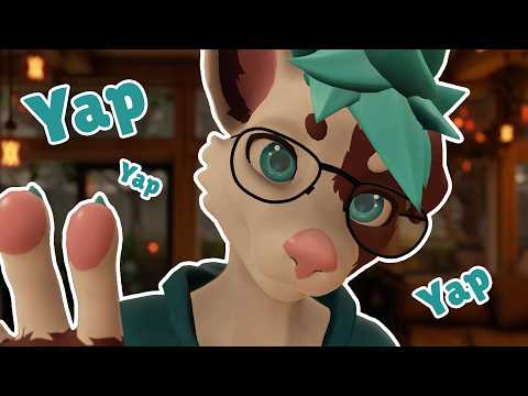 [Furry ASMR] A good ol mic brushing and rambling video :3