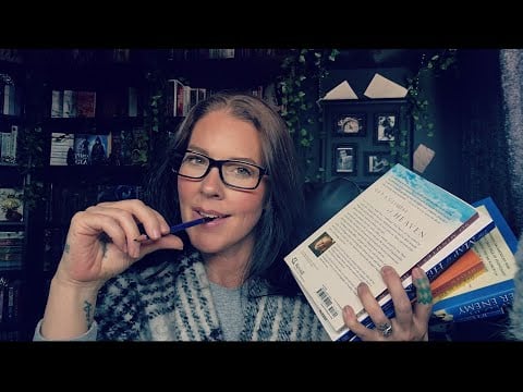 ASMR- Library RP w/ Faith-Based Book Recs  Pencil Chews, Typing, Book Taps, & Close Up Whispers 📚✝️