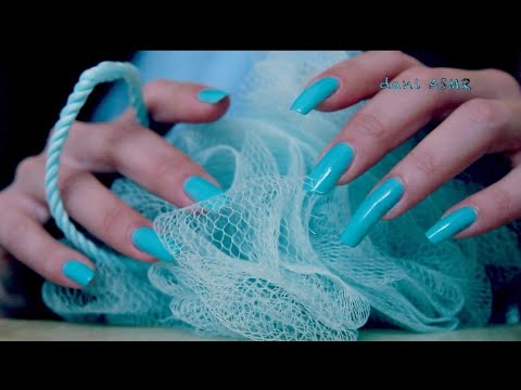 💙 SCRATCHING SPONGE 🎧 ASMR for sleeping 😴 #asmr #relax #relaxing #naturalnails #asmrsounds #tingles