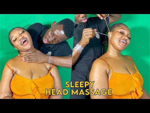 ASMR💫AGGRESSIVE HEAD SCALP SCRATCH, EAR CLEANING MASSAGE  & BONE CRACKING 4 DEEP SLEEP & RELAXATION