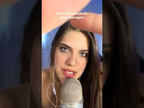 Massagem facial pra te relaxar | ASMR