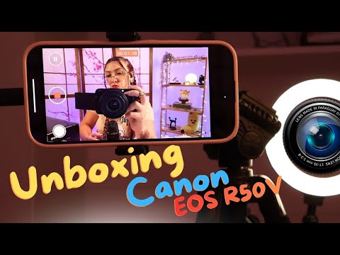 Unboxing com Gatilhos,Tapping e susurros -  Canon EOS R50V 📸