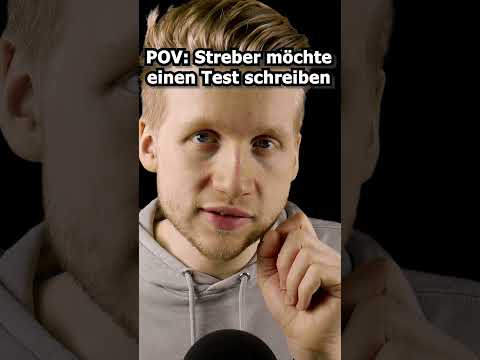 ASMR - POV: Streber möchte einen Test schreiben! #shorts #asmr #roleplay #deutscheasmr
