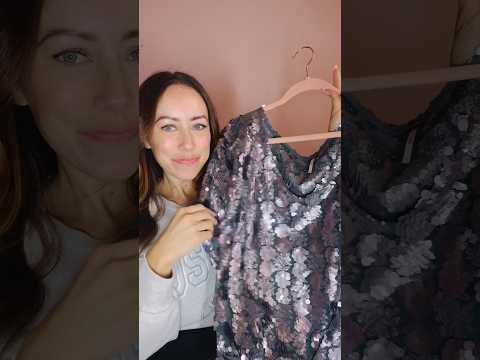 ASMR silver sequin dress✨ #asmr #asmrtingles #relaxingsounds #sequindresses #asmrwhisper