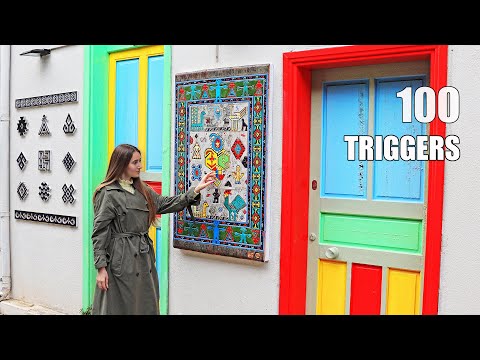 ASMR 100 TRIGGERS in 10 minutes Old Town TURKEY | АСМР 100 ТРИГГЕРОВ в Старом городе Kaleici