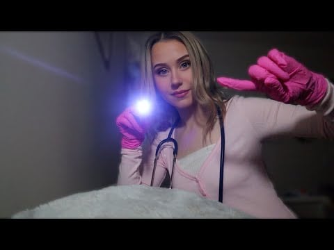 ASMR Relaxing Full Body Cranial Nerve Exam Roleplay
