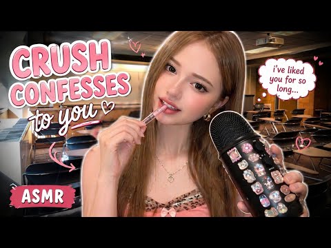 ASMR | Your CRUSH CONFESSES to You (I missed you...) Roleplay