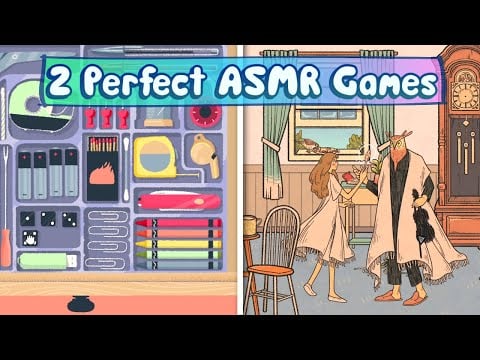ASMR | Two Oh-So-ASMR games you can try for FREE! ✨ A Little to the Left & When the Past Was Around